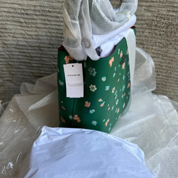 COACH Town Bucket Bag With Mystical Floral Print BRAND NEW WITH TAGS - Picture 10 of 12